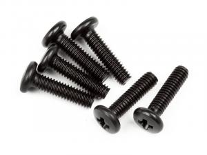 Button Head Screw M2.5 x 10mm 6Pcs