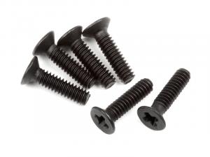 Flat Head Screw M2 x 8mm 6Pcs