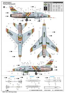 1:32 F-100C Super Sabre