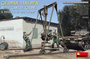 1/35 German Tankmen with Gantry Crane
