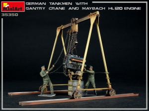 1/35 German Tankmen with Gantry Crane