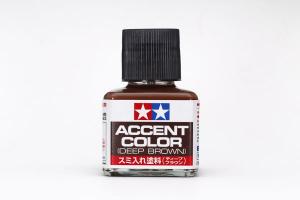 Tamiya Panel Line Accent Color RED-BROWN (40ml) maalipesu