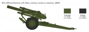 Italeri 1:35 M1 155mm Howitzer WITH GUN CREW