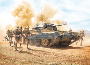 Italeri 1:35 CRUSADER MK. II WITH 8TH ARMY Infantry
