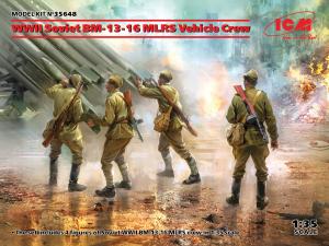 1:35 WWII Soviet BM-13-16 Vehicle Crew