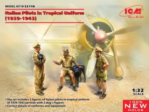 1:32 Italian Pilots in Tropical Uniform