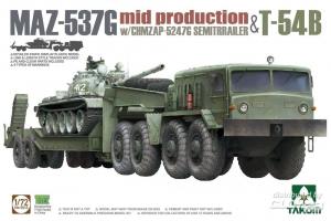1:35 MAZ-537G & trailer & T-54B