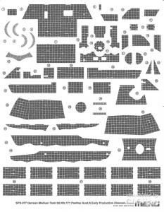 1:35 Panther Ausf. A Early Zimmerit decal