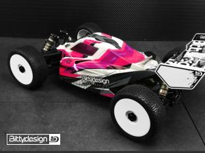 VISION clear 1/8 buggy body Xray XB8E 2020 Pre-cut