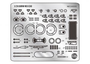 1:24 BMW M3 E30 '88 SPA 24, Detail set