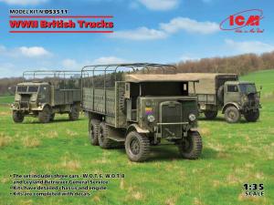 1:35 WWII British Trucks (3 trucks)