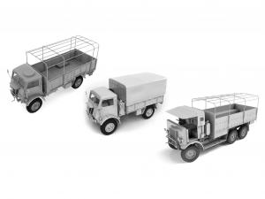 1:35 WWII British Trucks (3 trucks)