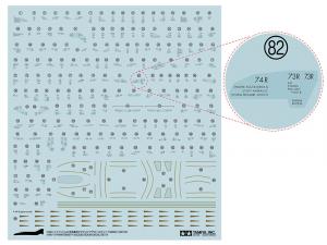 Tamiya 1/48 F-4B PHANTOM II Decal set A lisätarvike