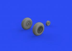 1:48 P-51D wheels block tread 2