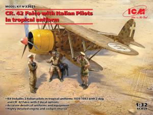 1:32 CR. 42 Falco with Italian Pilots