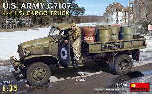 1:35 US G7107 4X4 1,5t CARGO TRUCK pienoismalli
