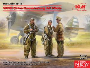 1:32 WWII China Guomindang AF Pilots