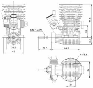 O.S. SPEED R21 Shimo Edition 2 Combo