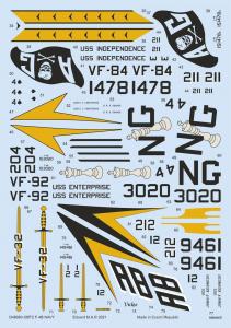 1:48 F-4B NAVY Decals for TAMIYA