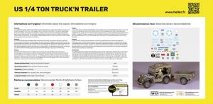 1/35 US 1/4 Ton Truck with Trailer
