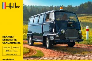 Heller 1:24 Renault Estafette Gendarmerie pienoismalli