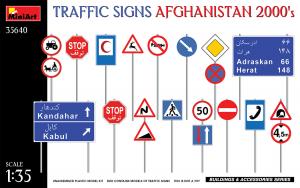 1:35 Traffic Signs. Afghanistan 2000's