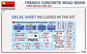 1:35 French Concrete Road Signs 1930-40