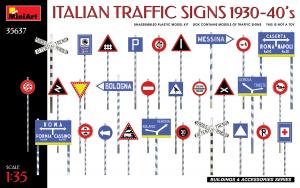 1:35 ITALIAN TRAFFIC SIGNS 1930-40s