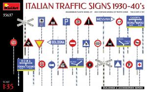 1:35 ITALIAN TRAFFIC SIGNS 1930-40s
