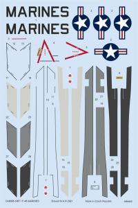 1:48  F-4B MARINES decal set for TAMIYA