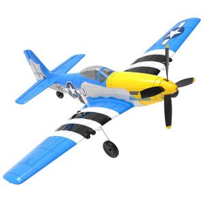 VOLANTEX P-51D MUSTANG V2 BLUE 4CH 400MM BRUSHED w/GYRO RTF