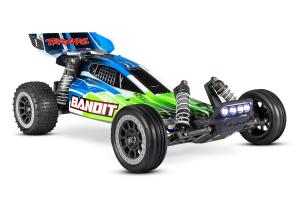 Traxxas Bandit 2WD 1/10 RTR TQ LED + akku ja laturi TRX24054-61