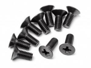 HPI Racing  FLAT HEAD SCREW M4 X 10MM (10 PCS) Z622