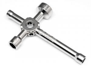 HPI Racing  4 WAY GLOW PLUG WRENCH (LARGE) 87546