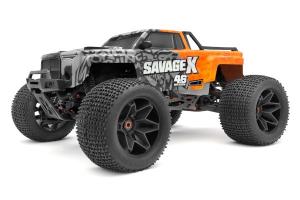 GT-6 Sportcab Painted Truck Body (Grey/Orange) 160104