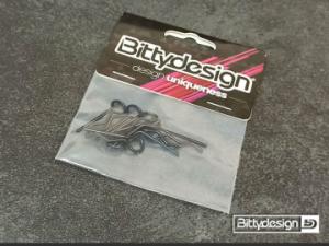 Body Clips Kit Big Scale (8) - Black