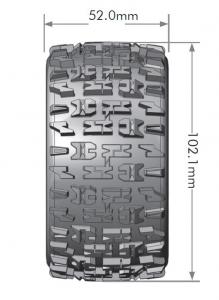 Tire & Wheel ST-PIONEER 2,8" Black 0-Offset (2)