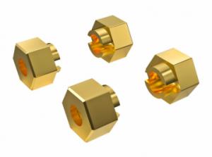 Traxxas Wheel Hubs Hex 7mm Brass (4) TRX-4M TRX9750X