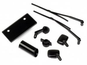 HPI Racing  BODY ACCESSORIES SET (BLACK) 85529