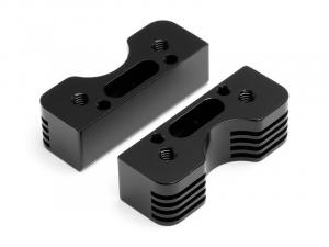 HPI Racing  CNC Engine Cooling Mount Set Trophy Series (Black) 101771