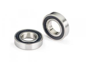 Ball bearing 7x14x3.5mm Black Rubber Sealed (2)