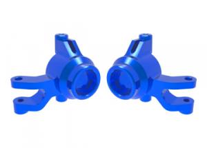 Steering Blocks Alu Blue (Pair) Mini Maxx