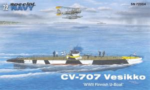 1:72 CV 707 Vesikko Finnish WWII Submari