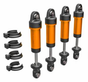 Shocks Alu Orange Complete (w/o springs) (4) TRX-4M