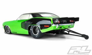 1972 Plymouth Barracuda Clear Body Slash 2wd Drag