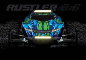 Traxxas LED Light Front & Roof Skid Set Complete  Rustler 4x4 TRX6795