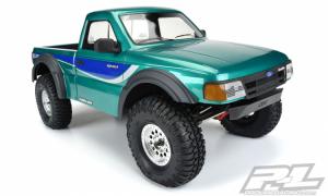 1993 Ford Ranger Clear Body Set 12.3" (313mm) WB Crawler