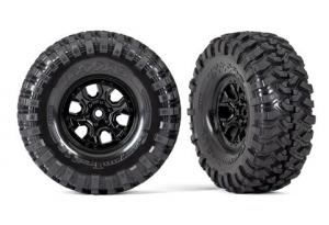 Traxxas Tires & Wheels Canyon Trail/Bronco 2021 Black 1.9" (2) TRX9272