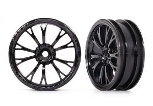 Traxxas Wheels Front Black (2)  Drag Slash TRX9472