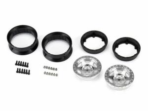 Crestline 1.9" Aluminum Composite Internal Bead-Loc 12mm Wheels (2) for Crawlers F/R